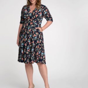 Kiyonna Womens Plus Size Gabriella Dress