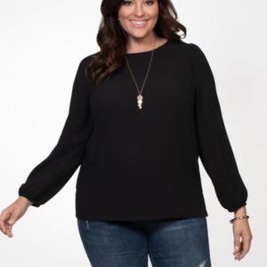 Kiyonna Womens Plus Size Modern Maven Blouse