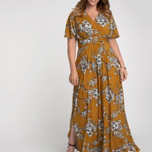 Kiyonna Womens Plus Size Vienna Maxi Dress