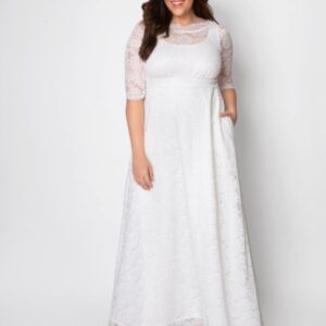 Kiyonna Womens Plus Size Sweet Serenity Wedding Gown