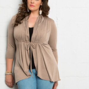 Kiyonna Womens Plus Size Sunset Stroll Bellini