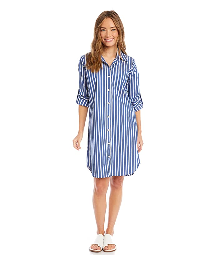 Karen Kane Stripe Shirtdress | Shop USA Made