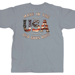 Old Guys Rule Made in the USA Short-Sleeve T-Shirt for Men - Stone Blue - M