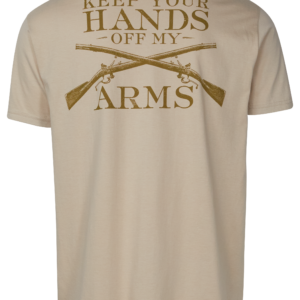 Bass Pro Shops Hands Off My Arms T-Shirt for Men - Sand - S