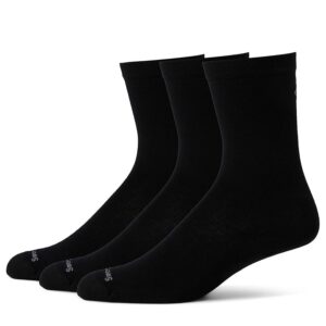 Smartwool Everyday Anchor Line Crew Socks 3 Pack Knee High Socks Shoes Black : LG (US Men's Shoe 9-11.5 - Women's Shoe 10-12.5)