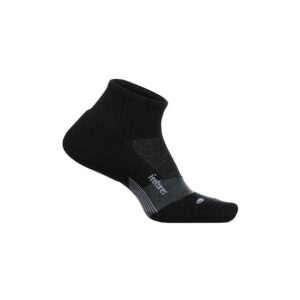 Feetures Merino 10 Cushion Quarter Crew Cut Socks Shoes Charcoal 1 : MD (US Men's Shoe 6-8.5 - Women's Shoe 7-9.5)