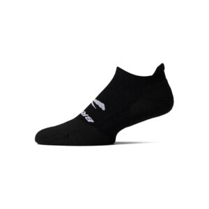 Brooks Ghost No Show Men's No Show Socks Shoes Black : SM (US Women's Shoe 4-6.5)