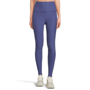 Beyond Yoga Spacedye Out Of Pocket High-Waisted Midi Legging Women's Casual Pants Eternal Blue Heather : XL (US Women's 14-16) 24