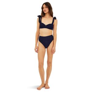 Beach Riot Blair Top Women's Swimwear Navy : SM