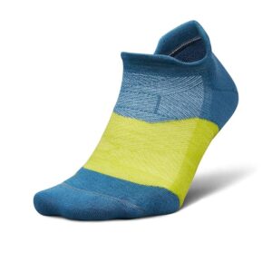 Feetures Merino 10 Max Cushion No Show Tab No Show Socks Shoes Elemental Blue : MD (US Men's Shoe 6-8.5 - Women's Shoe 7-9.5)