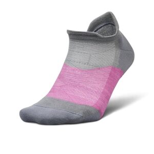 Feetures Merino 10 Max Cushion No Show Tab No Show Socks Shoes Amethyst Gray : LG (US Men's Shoe 9-12 - Women's Shoe 10-13)