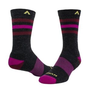Wigwam Super Stripe Mid-Crew Quarter Length Socks Shoes Oxford : MD (US Men's Shoe 5-9.5 - Women's Shoe 6-10)
