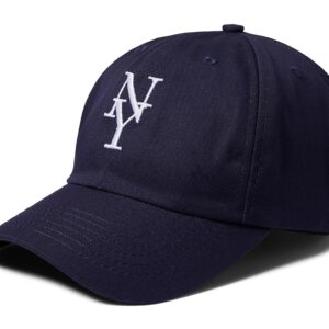AG Jeans EmRata x AG Emrata Women's Hat Caps Ny Hilltop Navy