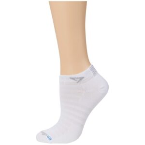 Drymax Hyper Thin Running Mini Crew 1-Pair No Show Socks Shoes White : SM (US Men's Shoe 3.5-5.5 - Women's Shoe 5-7)
