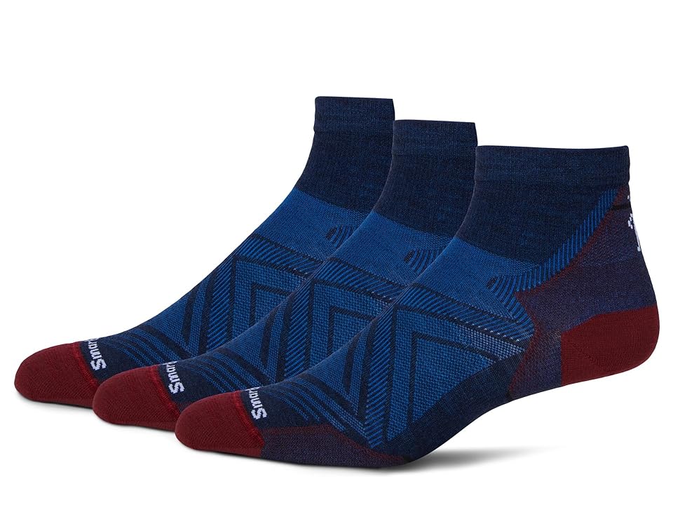 Smartwool Run Zero Cushion Ankle Socks 3-Pack Men's Crew Cut Socks Shoes Deep Navy : MD (Men's Shoe 6-8.5) Smartwool Run Zero Cushion Ankle Socks 3-Pack Men's Crew Cut Socks Shoes Deep Navy : MD (Men's Shoe 6-8.5)