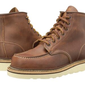 Red Wing Heritage 6 Moc Toe Men's Lace-up Boots Copper Rough & Tough : 7 D (M)