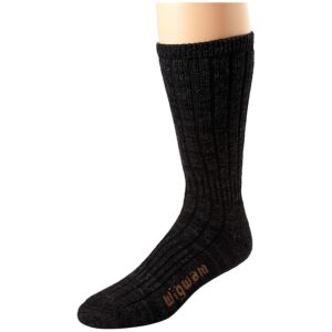 Wigwam Merino/Silk Hiker Crew Cut Socks Shoes Black : LG (US Men's Shoe 9-12 - Women's Shoe 10-13)