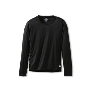 Hot Chillys Kids Peachskins Crew Neck (Little Kids/Big Kids) Kid's Sweater Black : XS (4-6 Little Kid)