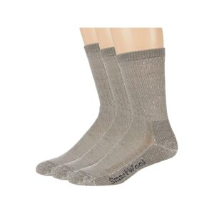 Smartwool Classic Hike Full Cushion Crew 3-Pack Crew Cut Socks Shoes Taupe : LG (US Men's Shoe 9-11.5 - Women's Shoe 10-12.5)