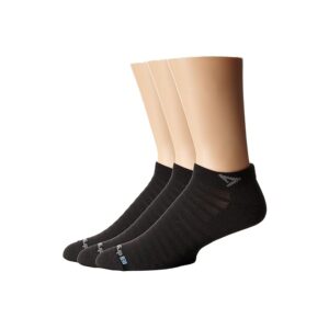 Drymax Hyper Thintm Running v4 Mini Crew 3-Pair Pack Low Cut Socks Shoes Black : SM (US Men's Shoe 3.5-5.5 - Women's Shoe 5-7)