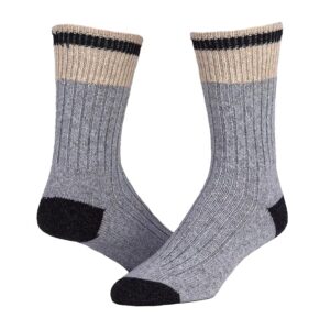 Wigwam Throwback Stripe Crew Crew Cut Socks Shoes Black : MD (US Men's Shoe 5-9.5 - Women's Shoe 6-10)
