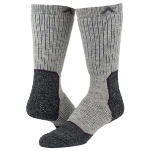 Wigwam Merino Lite Hiker Crew Crew Cut Socks Shoes Grey Heather : LG (US Men's Shoe 9-12 - Women's Shoe 10-13)