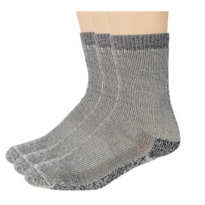 Smartwool Classic Hike Extra Cushion Crew 3-Pack Crew Cut Socks Shoes Black : LG (US Men's Shoe 9-11.5 - Women's Shoe 10-12.5)