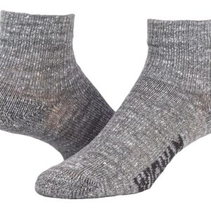 Wigwam Stryation Quarter Crew Cut Socks Shoes Grey : MD (US Men's Shoe 5-9.5 - Women's Shoe 6-10)