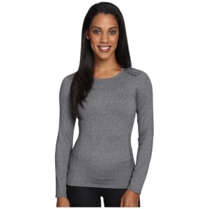 Hot Chillys Micro-Elite Chamois Crew Neck Women's Underwear Granite : MD