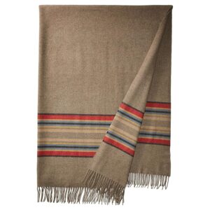 Pendleton 5th Avenue Throw Blankets Mineral Umber Stripe