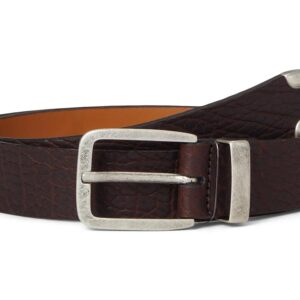 Johnston & Murphy Distressed Tipped Belt Belts Brown: 40" Waist