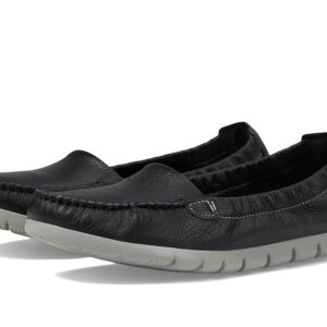 SAS Sunny Elasticized Comfort Loafers Women's Shoes Black: 6 S - Slim (AAA)