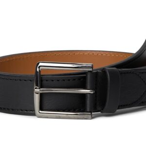 Johnston & Murphy Harrison Soft Leather Belt Belts Black: 34" Waist