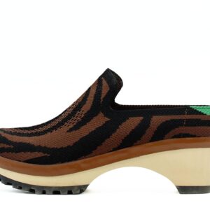 JAX & BARD Viola Clog Women's Flat Shoes Stripe Dream: EU 42 (US Women's 11.5-12) M