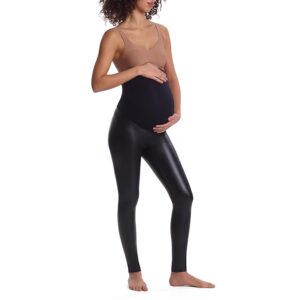 Commando Faux Leather Maternity Leggings SLG89 Women's Casual Pants Black: XS (0-2) One Size
