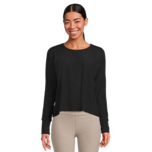 Beyond Yoga Featherweight Daydreamer Pullover Women's Clothing Darkest Night: XS