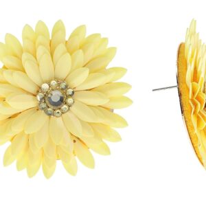 Lilly Pulitzer Slice Of Sunshine Earrings Earring Finch Yellow: One Size