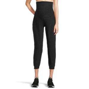 Beyond Yoga Spacedye Beyond The Bump Maternity Midi Joggers Women's Casual Pants Darkest Night: XS (US Women's 2-4) 27