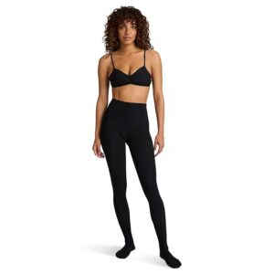 Commando Classic Microfiber Tights Hose Black: MD One Size