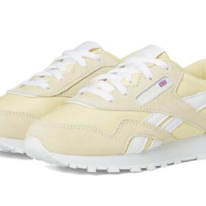 Reebok Kids Classic Nylon (Little Kid) Kids Shoes Bleached Yellow/White: 11.5 Little Kid M