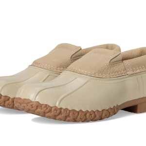 L. L.Bean Rubber Moc Slip On Women's Rain Boots Light Khaki/Light Khaki/Toasted Coconut: 9 B - Medium