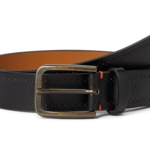 Johnston & Murphy 175th Anniversary Brogue Leather Belt Belts Black: 44" Waist