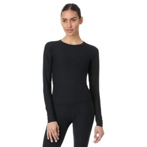 Beyond Yoga Featherweight Your Fit Long Sleeve Top Women's Clothing Darkest Night: 2XL