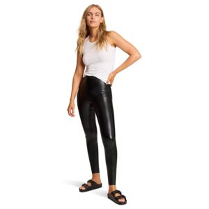 Commando Perfect Control Faux Leather Leggings Women's Dress Pants Black: SM (4-6) One Size