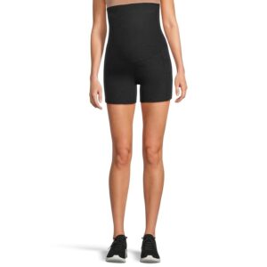 Beyond Yoga Spacedye Keep Pace 5 Maternity Pocket Biker Shorts Women's Shorts Darkest Night: XS (US Women's 2-4) 5
