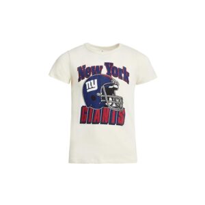 Junk Food Clothing Kids NFL New York Giants Helmet Tee (Little Kid/Big Kid) Kid's T Shirt Vintage White: SM (6-7 Little Kid/Big Kid)