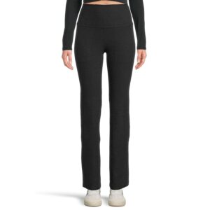 Beyond Yoga Spacedye High Waisted Practice Pocket Bootcut Pants Women's Clothing Darkest Night: XS (US Women's 2-4) One Size