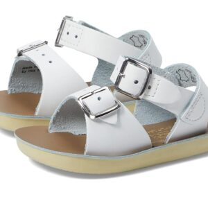 Salt Water Sandal by Hoy Shoes Surfer Hook Loop (Toddler/Little Kid) Kid's Shoes White: 3 Infant M