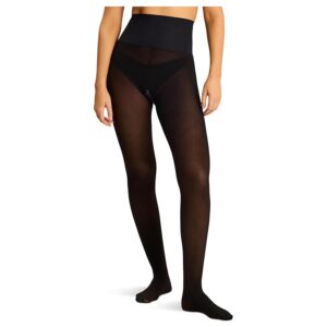 Commando Rib Tight Hose Black: SM One Size