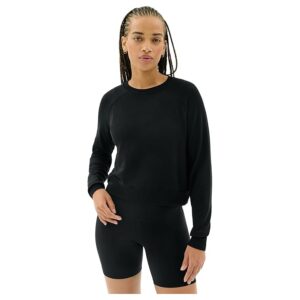 Splits59 Brooks Fleece Long Sleeve Sweatshirt Women's Sweatshirt Black: LG